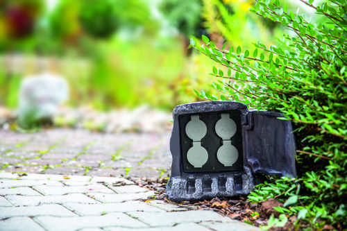 HEITRONIC - Energieverteiler 4-FACH BAUMSTUMPF