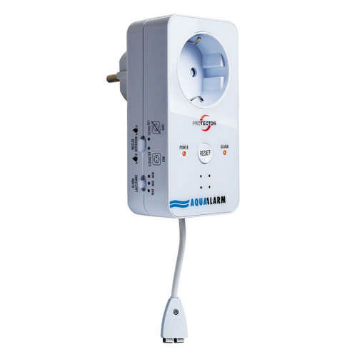 Protector Wassermelder WA-5 Steckdosengerät mit Sensorkabel