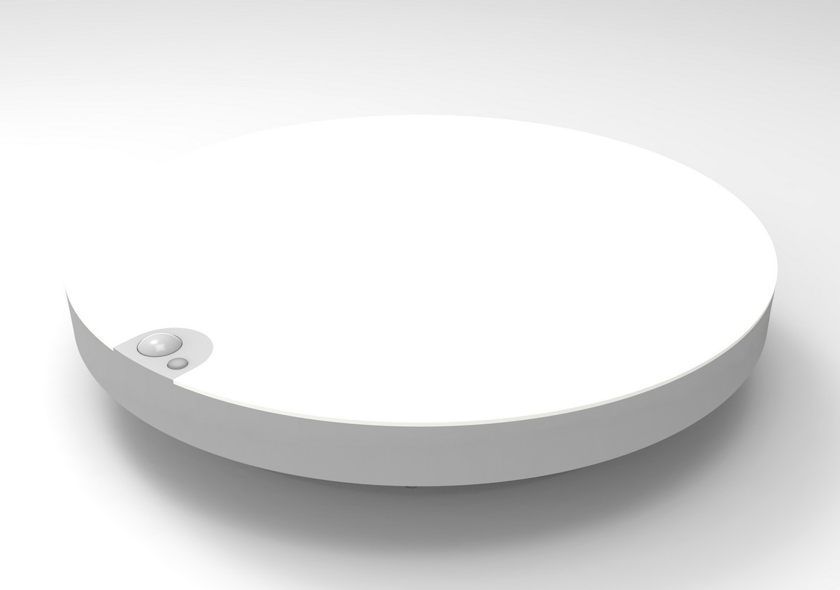 Heitronic LED Wand- und Deckenleuchte ALLROUNDER 10/15/20 Watt einstellbar kreisförmig 230mm mit IR Sensor 3000/4000/5700 Kelvin