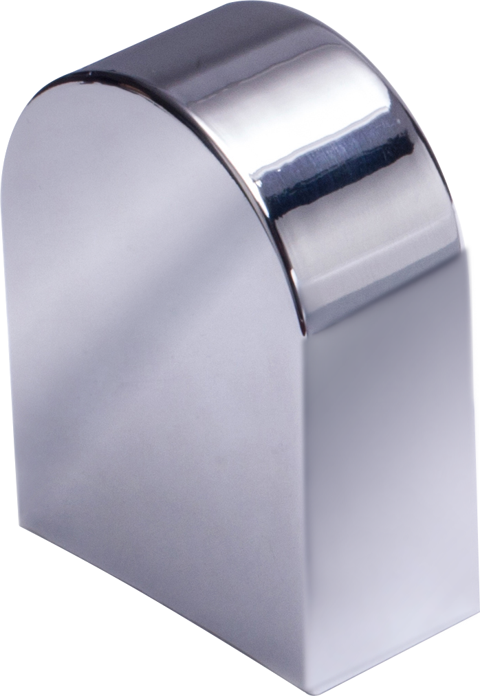 Heitronic Endkappe chrom 2er Set für LED Spiegelleuchte PONZA  