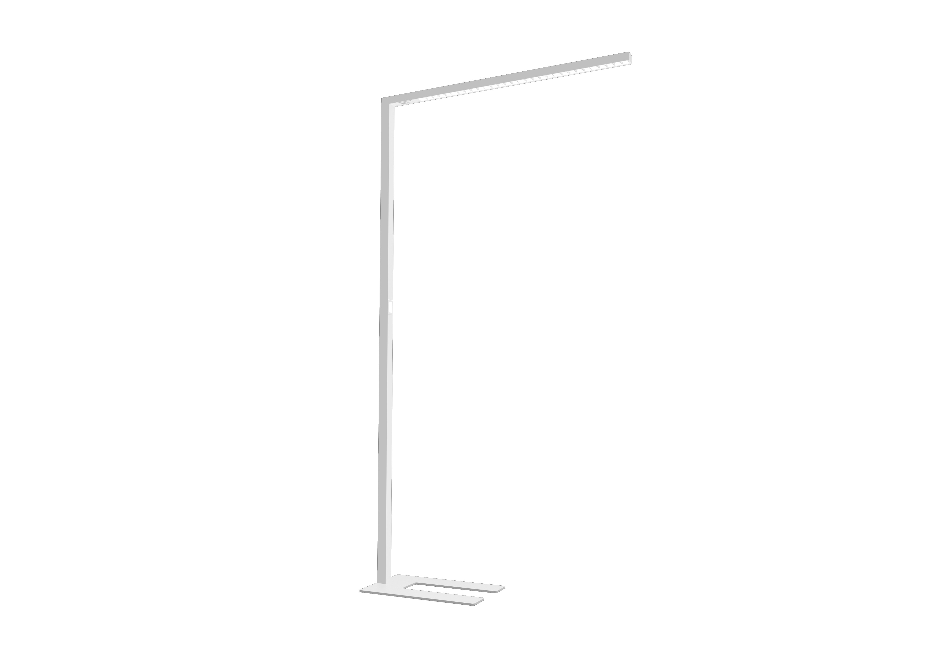 Larsen Linear Stehleuchte direkt indirekt 3000-6500 Kelvin 60 Watt 7500 Lumen dimmbar Präsenzsensor BAP UGR